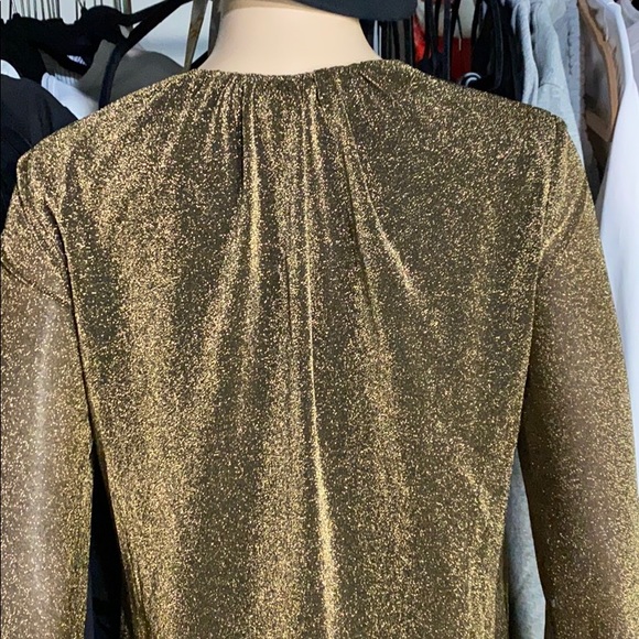 🎞📸RUNWAY METALLIC GOLD GUCCI DRESS - Picture 8 of 16